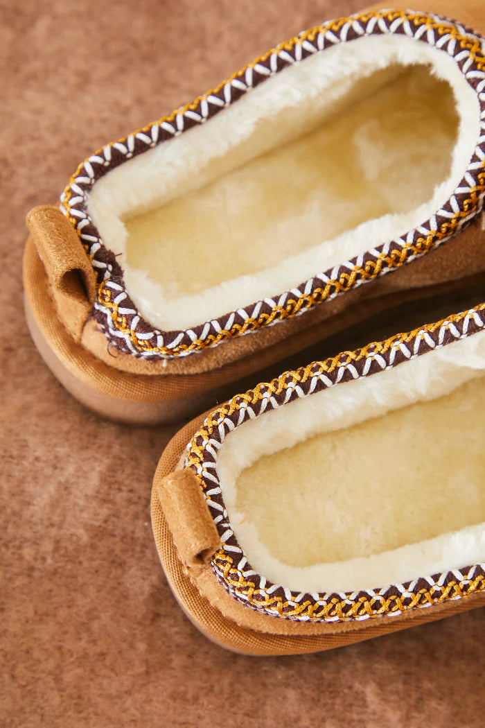 Aztec Faux Suede Shoe