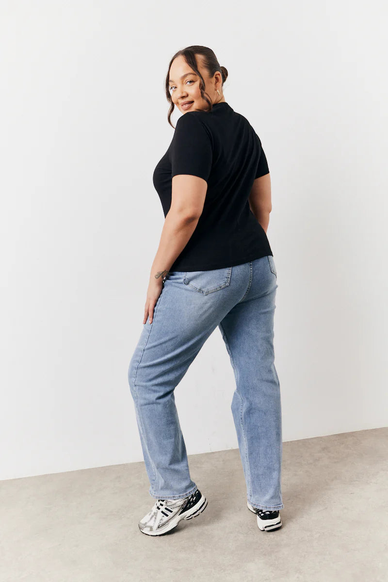 Black and White 2 Pack Slim Fit Crew Neck T-Shirt