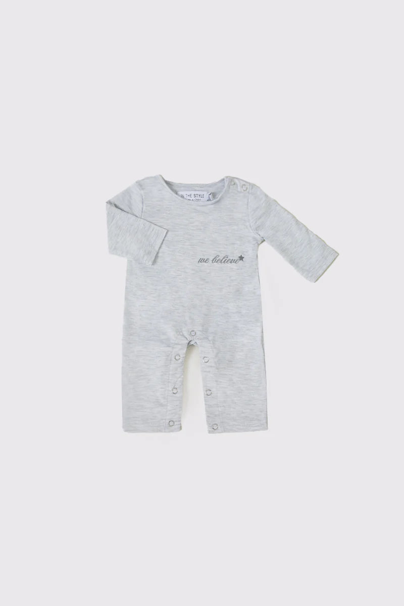 Babies 'We Believe' Matching Family PJ Romper