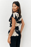 Abstract Drape Top