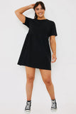 Short Sleeve Mini Smock Dress
