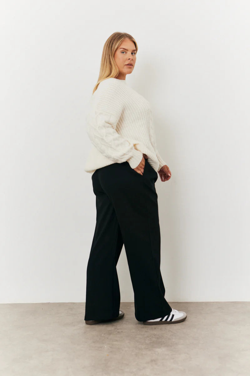 Adjustable Wide Leg Trouser