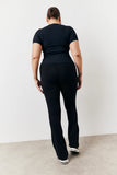Black 2 Pack Jersey Kickflare and Legging