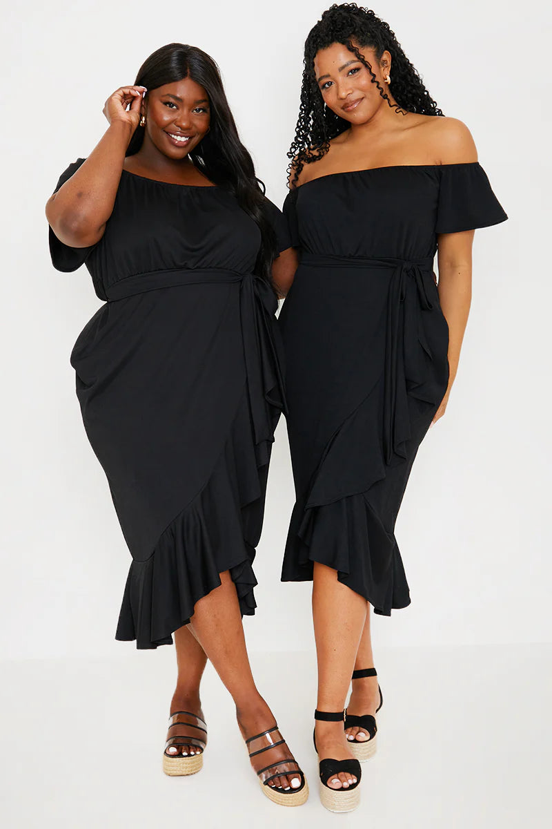 Sweetheart Neck Skater Dress With Pockets