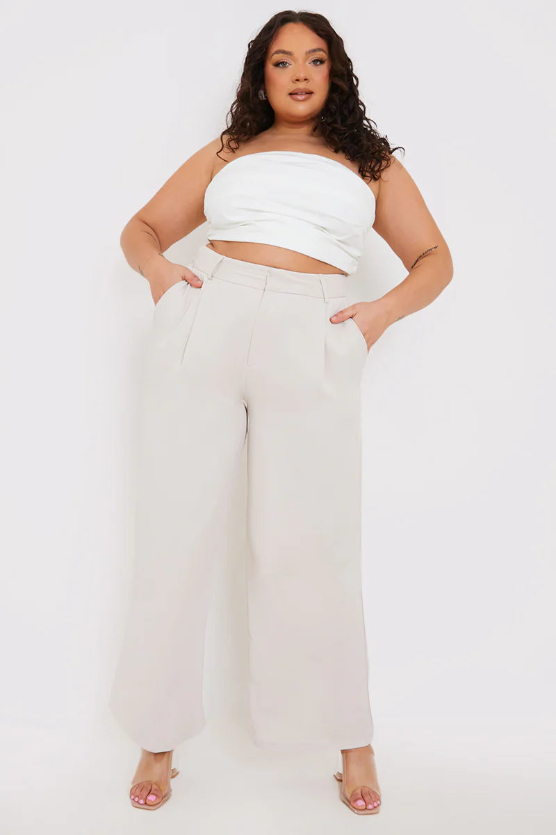 Relaxed Wide Leg Trouser