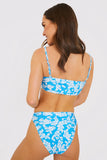 Floral High Leg Bikini Brief