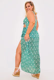 Printed Chiffon Wrap Maxi Sarong
