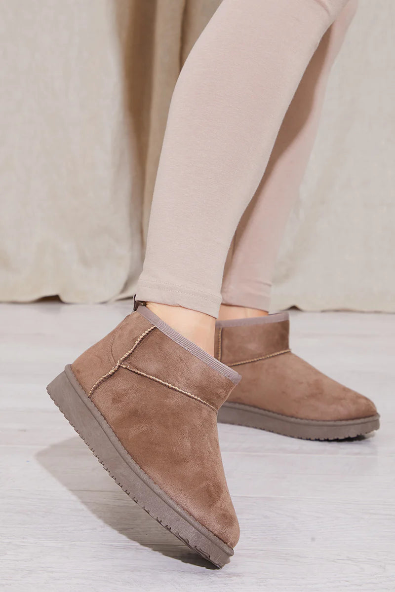 Mini Faux Suede Boot