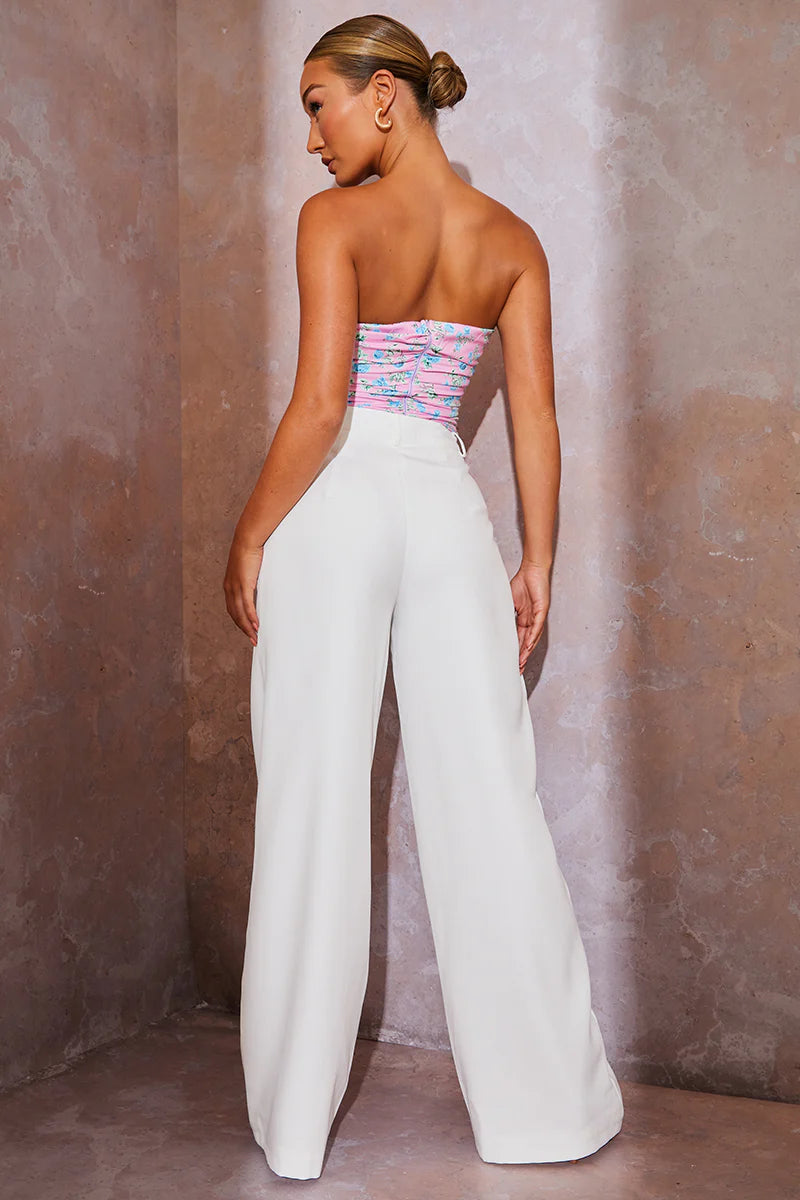 Tailored Wide Leg Trousers