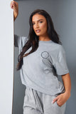 Active' Circle Slogan T-Shirt