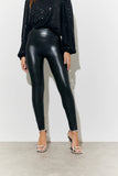 Perfect Sculpting High Waisted Leather Look Leggings