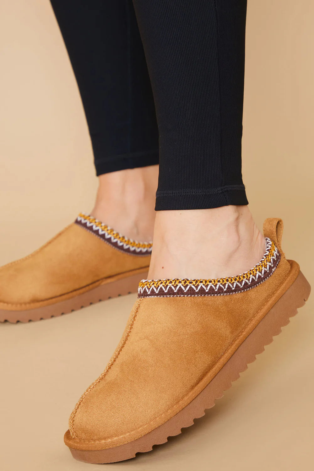 Aztec Faux Suede Shoe