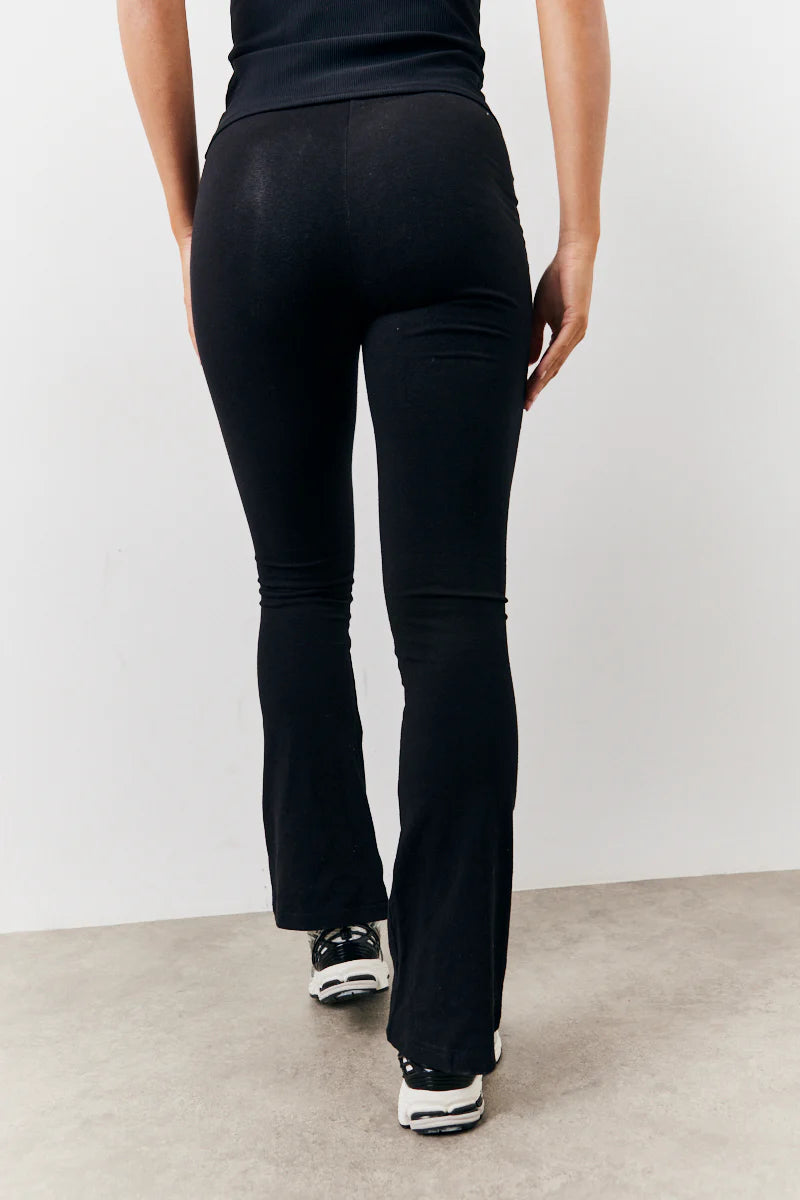 Black 2 Pack Jersey Kickflare and Legging