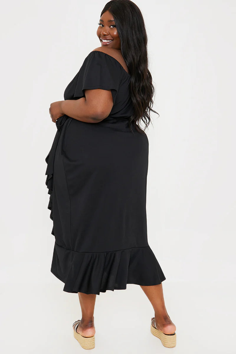 Sweetheart Neck Skater Dress With Pockets