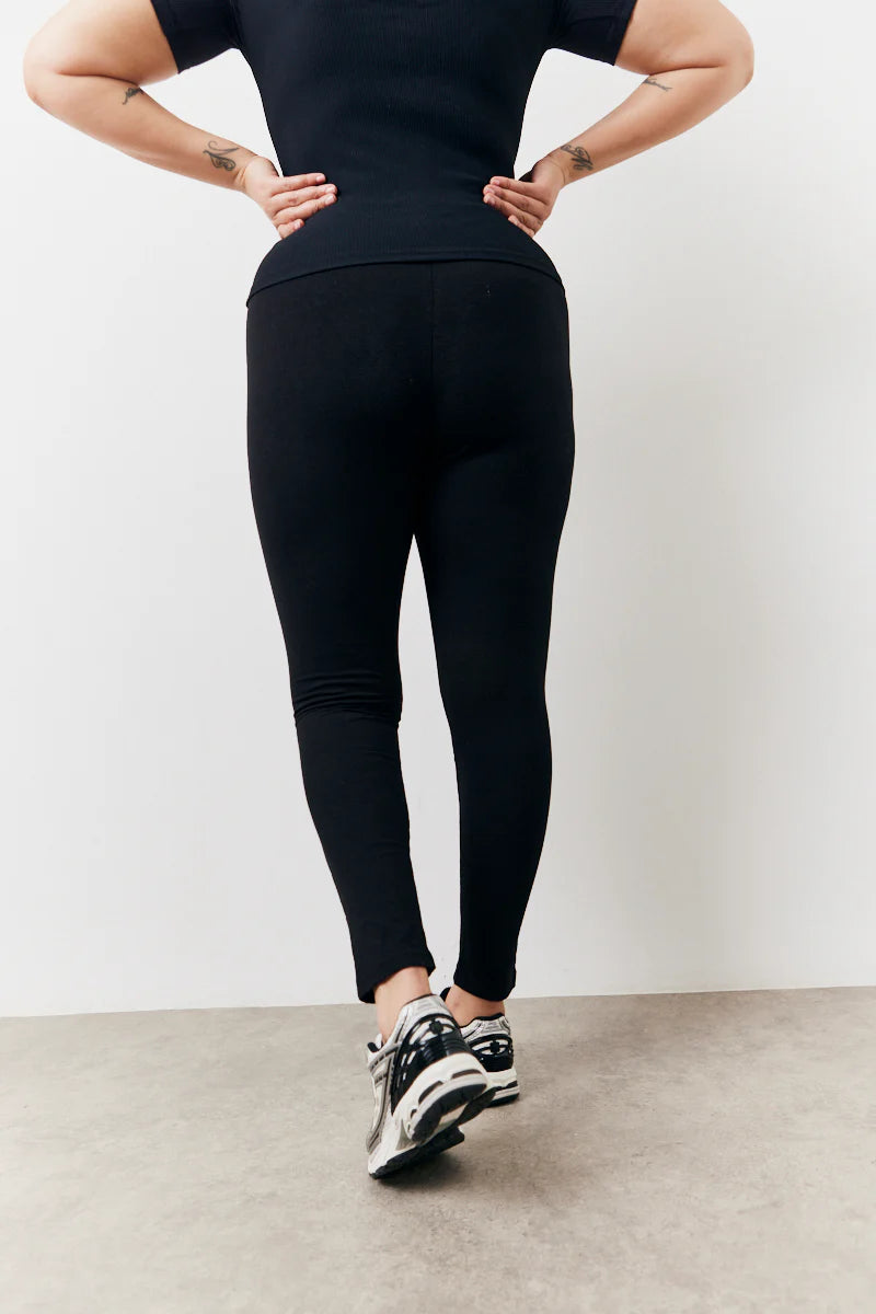 Black 2 Pack Jersey Legging