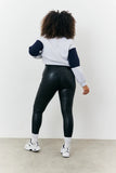 Perfect Sculpting High Waisted Leather Look Leggings