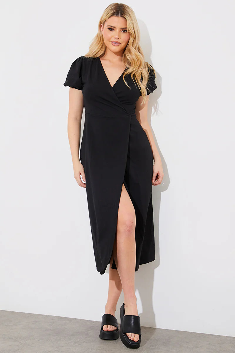 Wrap Midaxi Dress