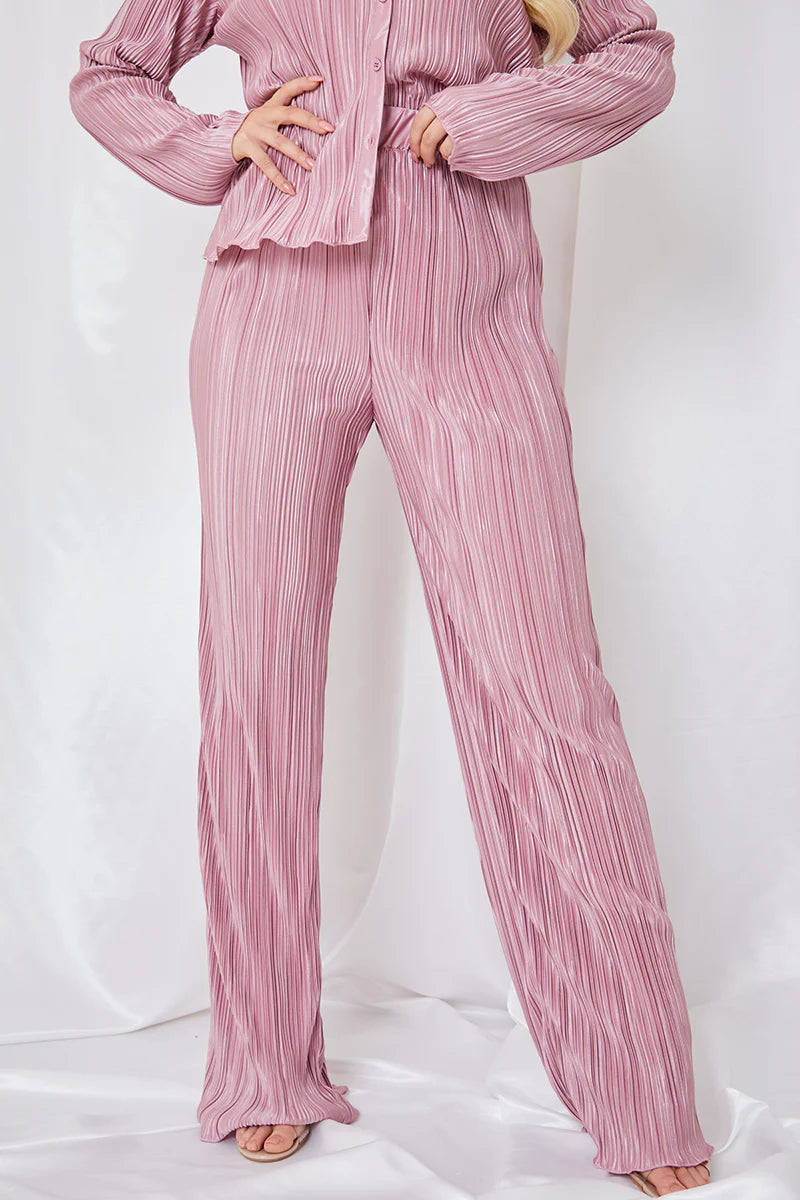 Plisse Trousers