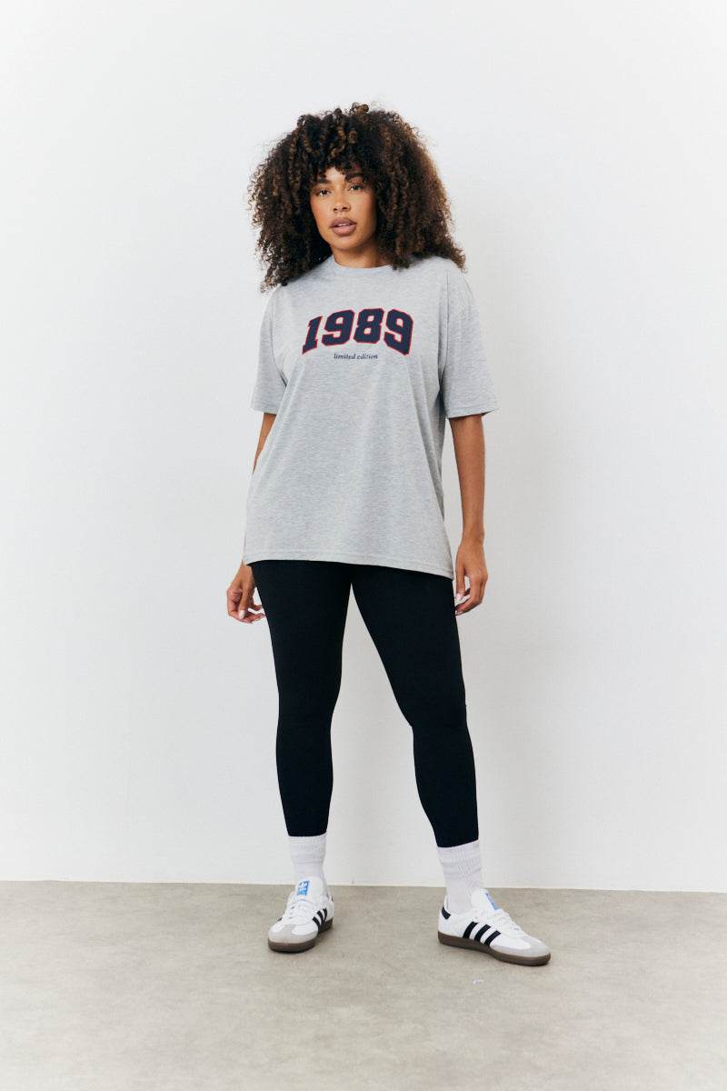1989 Printed Crew Neck Graphic T-Shirt