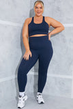Active Leggings With Concealed Back Zip Pocket