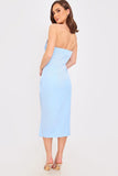 Bandeau Tailored Midi Dress