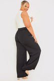 Satin Wide Leg Trousers