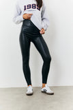 Perfect Sculpting High Waisted Leather Look Leggings