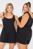 Tie Shoulder Fuller Short Playsuit