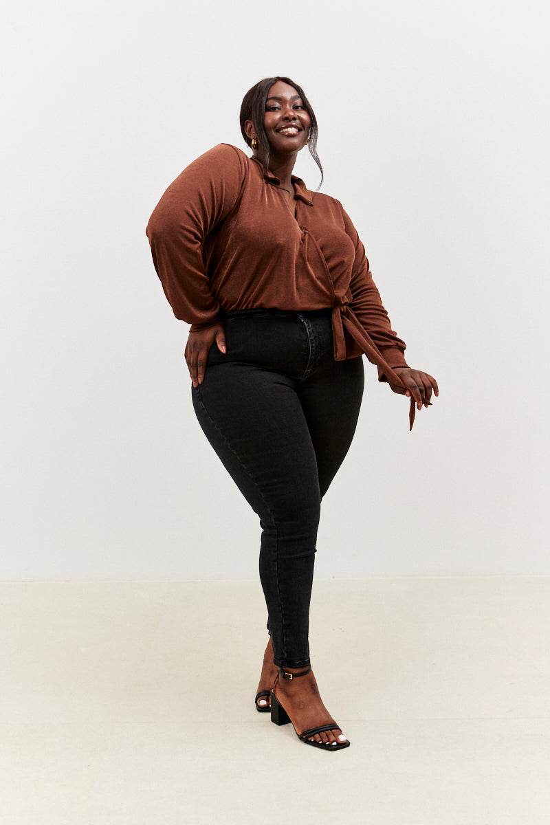 Acetate Slinky Bodysuit