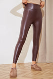Perfect Sculpting High Waisted Leather Look Leggings