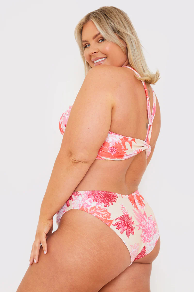 Floral Seamless Boomerang Bikini Bottom