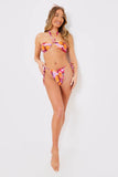Abstract Print Tie Side Bikini Bottoms