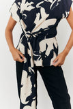 Abstract Drape Top