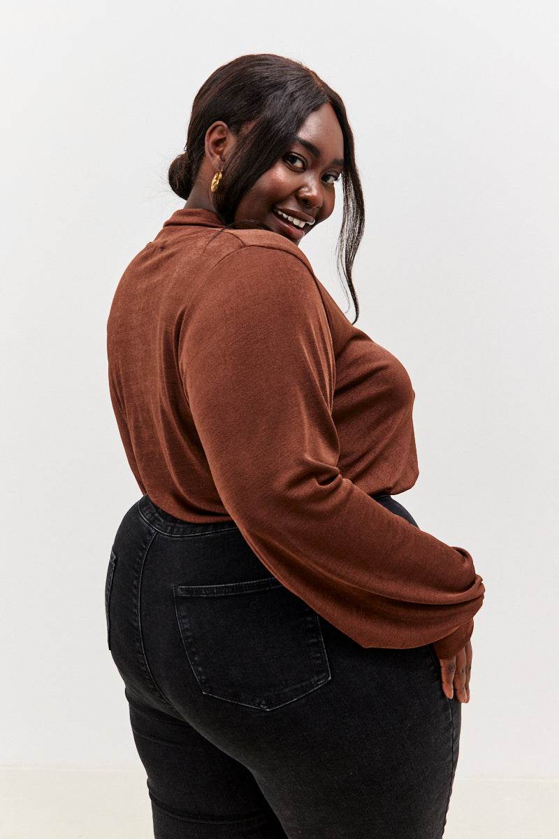 Acetate Slinky Bodysuit