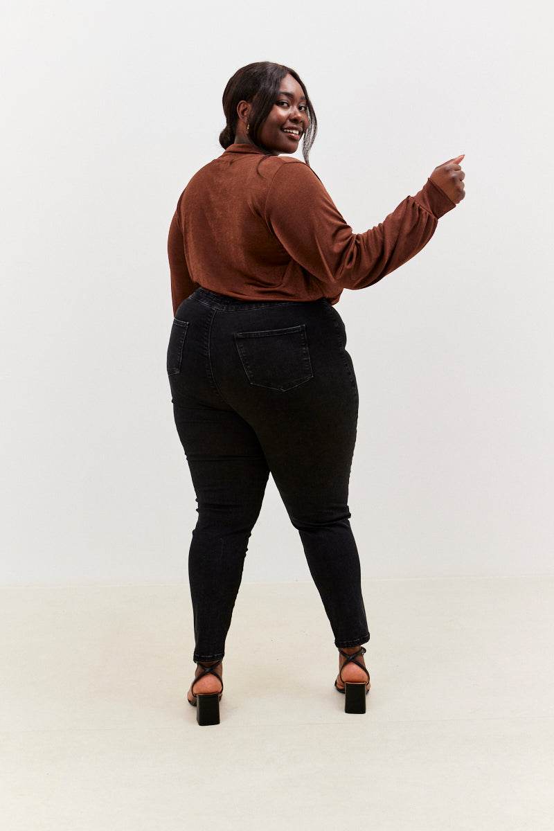 Acetate Slinky Bodysuit