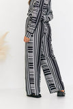 Abstract Stripe Co-Ord Trouser