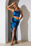 Abstract Print Maxi Co-Ord Skirt