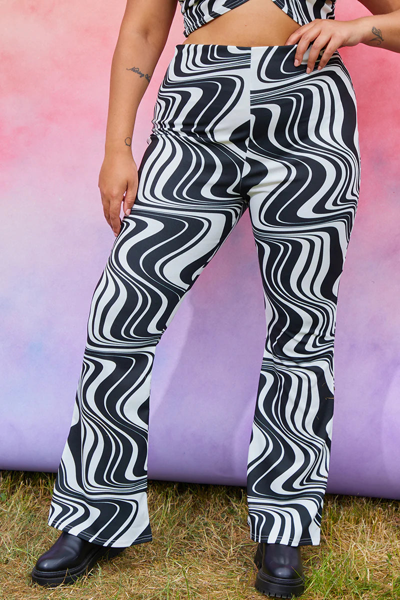 Jersey Printed Flares