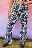Jersey Printed Flares