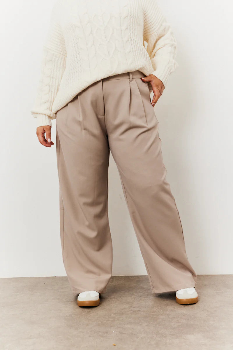 Adjustable Wide Leg Trouser