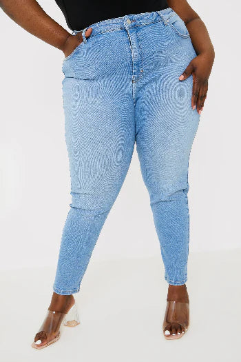 Stretch High Waist Skinny Jeans