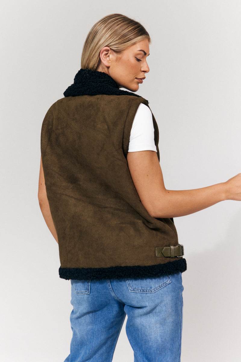 2 in 1 Aviator Coat/Gilet