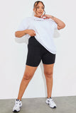 Ribbed High Waisted Cycling Shorts