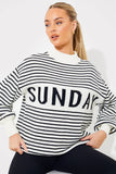 Stripe Sunday Knit Jumper