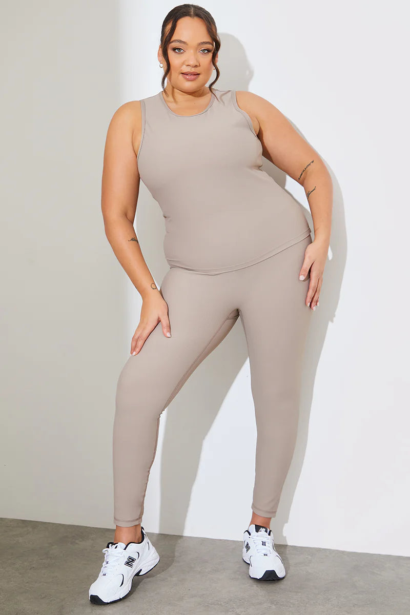 Active Sculpt Ribbed Fitted Sports Vest