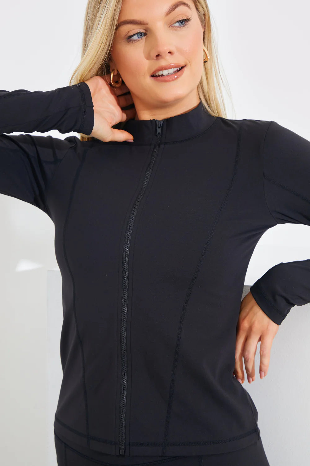 Soft Touch Zip Through Jacket