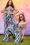 Jersey Printed Flares