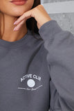 Active Graphic Oversized Sweat