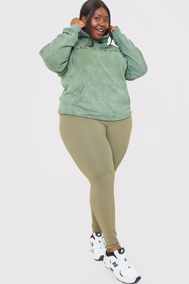 Calabasas' Acid Wash Slogan Hoodie