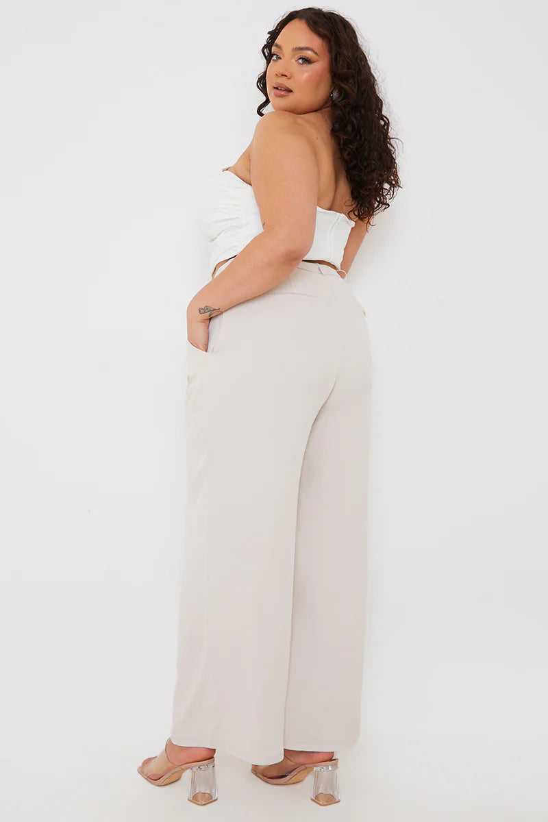 Relaxed Wide Leg Trouser